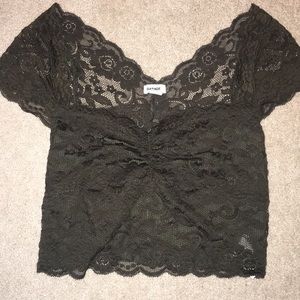 Bralette-like crop top